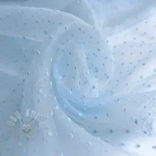 Tiul DOTS light blue