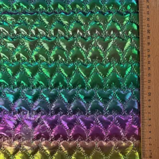 Pikowana tkanina Fancy hearts multi