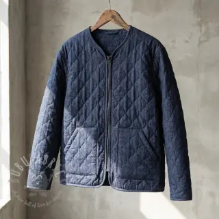Pikowana tkanina JEANS marine