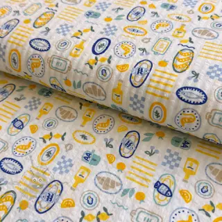 Bawełniana tkanina Bubble Stripe design C digital print