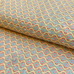 Bawełniana tkanina DOBBY Aztec digital print