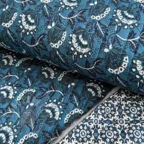 Bawełniana tkanina QUILT DOUBLE SIDED Stripe design A