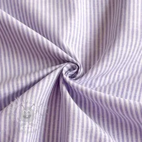 Len z bawełną Stripe purple