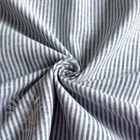 Len z bawełną Stripe jeans