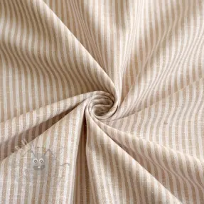 Len z bawełną Stripe naturals