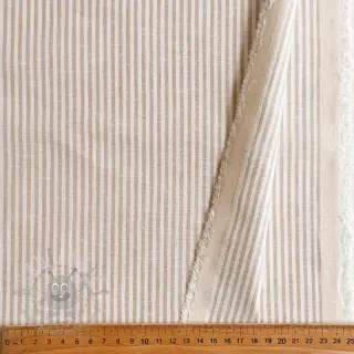 Len z bawełną Stripe naturals