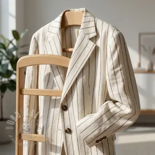 Len z wiskozą Pin black