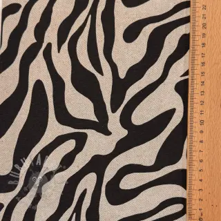 Tkanina dekoracyjna Linenlook Animal black