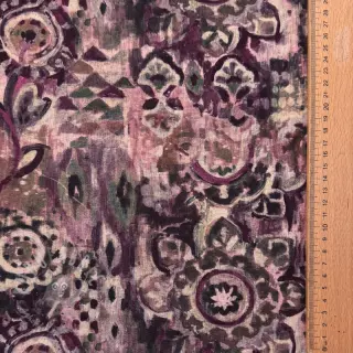 Tkanina dekoracyjna Abstract burgundy digital print