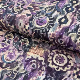 Tkanina dekoracyjna Abstract purple digital print