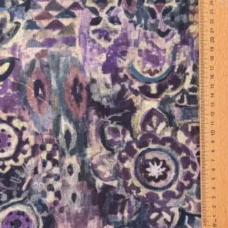 Tkanina dekoracyjna Abstract purple digital print