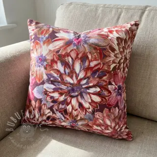 Tkanina dekoracyjna Peony orange digital print