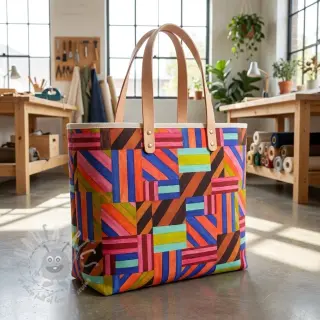 Tkanina dekoracyjna Stripes multi digital print