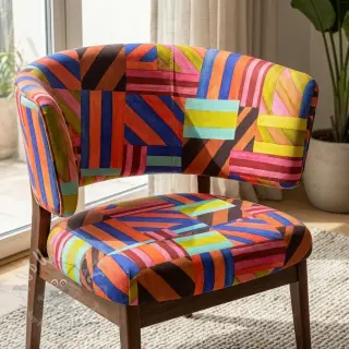 Tkanina dekoracyjna Stripes multi digital print