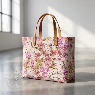 Tkanina dekoracyjna Floralia pink digital print