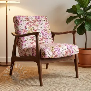 Tkanina dekoracyjna Floralia pink digital print