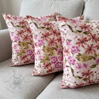 Tkanina dekoracyjna Floralia pink digital print