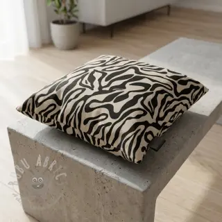 Tkanina dekoracyjna Linenlook Animal black