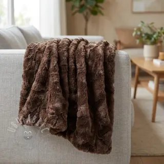 Sztuczne futro brown