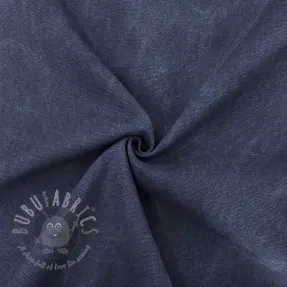 Tkanina płótno CANVAS STONEWASHED dark navy