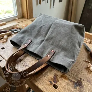 Tkanina płótno CANVAS STONEWASHED grey