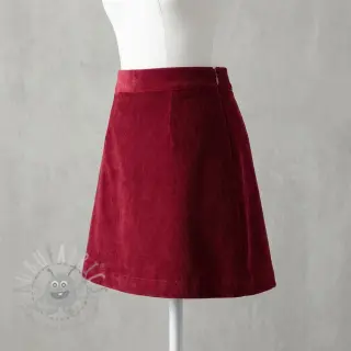 Drobny Sztruks dark red
