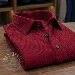 Drobny Sztruks dark red