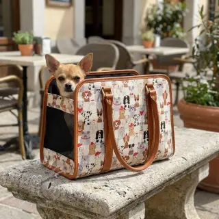 Tkanina dekoracyjna Linenlook Dog Dress Up