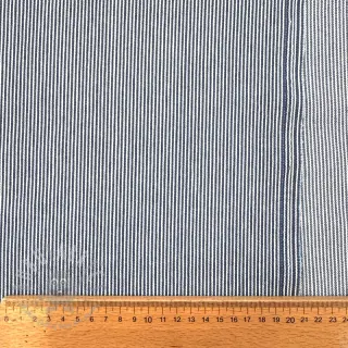 JEANS DENIM 8.5 OZ Small stripe blue