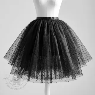 Tiul DOTS black