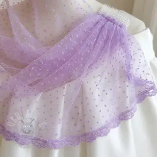 Tiul DOTS lilac