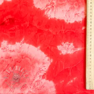 Wiskoza Marble marmor red