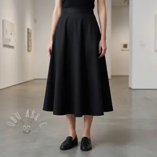 Bawełniana tkanina TWILL Mango black