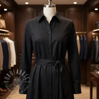 Bawełniana tkanina TWILL Mango black