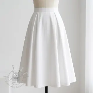 Bawełniana tkanina TWILL Mango white