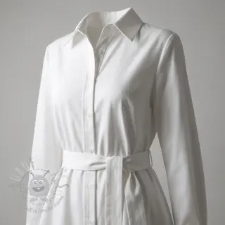 Bawełniana tkanina TWILL Mango white