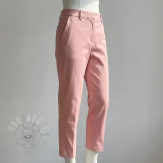 Bawełniana tkanina TWILL Mango olive pink