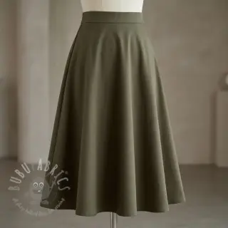 Bawełniana tkanina TWILL Mango olive green