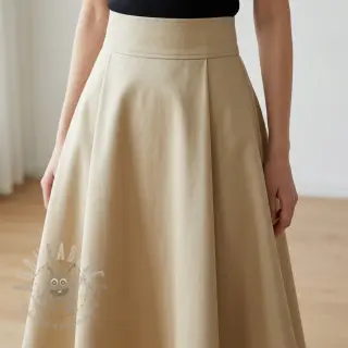 Bawełniana tkanina TWILL Mango light sand