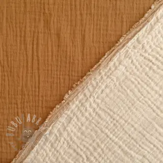 Muślin double gauze DOUBLE FACE light pebble