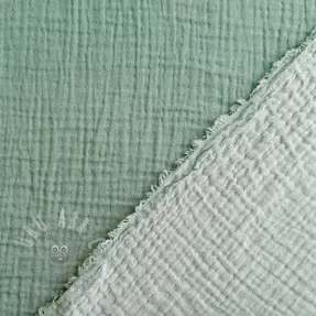 Muślin double gauze DOUBLE FACE light mint
