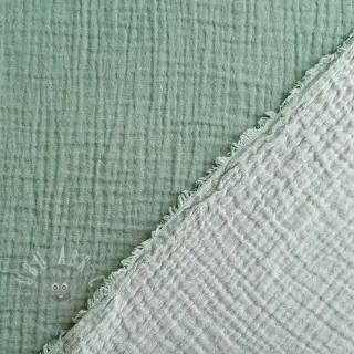 Muślin double gauze DOUBLE FACE light mint