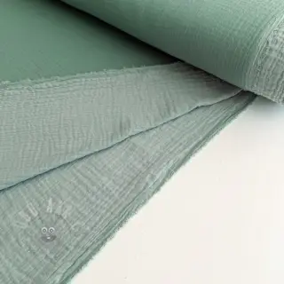 Muślin double gauze DOUBLE FACE light mint