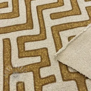 Tkanina dekoracyjna RAFFIA ocre