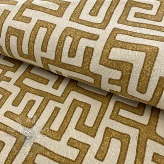 Tkanina dekoracyjna RAFFIA ocre