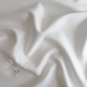Tkanina wiskozowa z lnem BUBBLY white