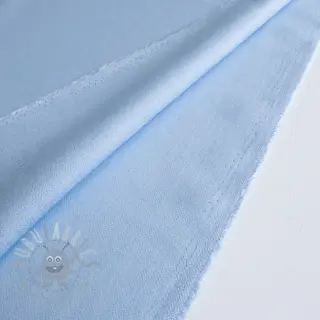 Tkanina wiskozowa z lnem BUBBLY light old blue