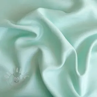 Tkanina wiskozowa z lnem BUBBLY misty jade