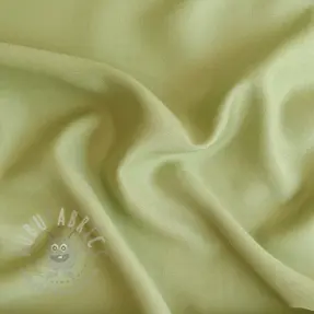 Tkanina wiskozowa z lnem BUBBLY lime cream