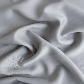 Tkanina wiskozowa z lnem BUBBLY light grey